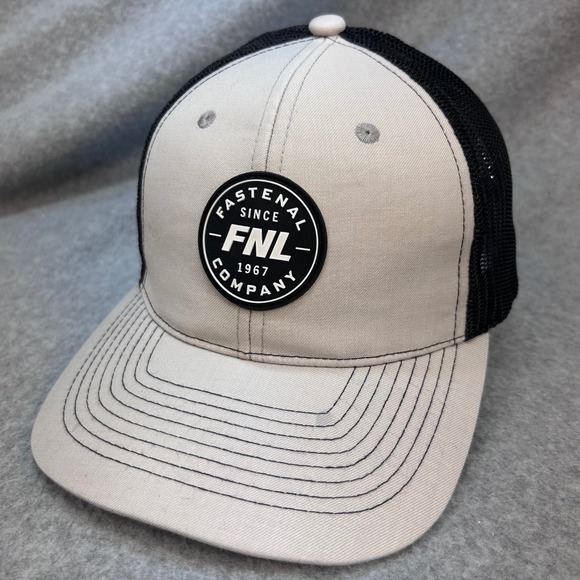Fastenal Company FNL Since 1967 Mens Gray Black Hat Trucker Snapback OSFM